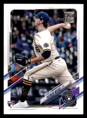 2021 Topps Update #US31 Patrick Weigel RC - Image 1 of 2