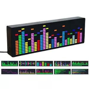 Music Spectrum Indicator VU Meter RGB Audio Level Display Amplifier Board - Picture 1 of 12