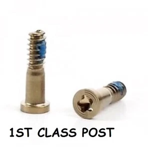 2X 5 Point Star Pentalobe Bottom Screws for iPhone 5 5S 6 6 plus gold - Picture 1 of 1