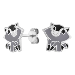 Kinderschmuck Ohrstecker für Mädchen Silber Emaille Echtschmuck - Picture 1 of 2