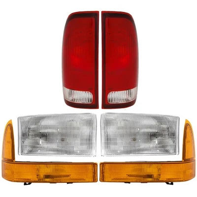 Headlight Tail Light Kit For 1999-2001 Ford F-250 Super Duty Left and Right - Image 1 of 4