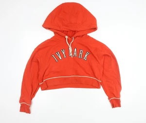 Ivy Park Women's Orange Pullover Hoodie 2XS - Relaxed Fit - Picture 1 of 12