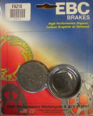 Pastillas de freno traseras NOS EBC 1985-2024 Yamaha Tri-Moto Big Bear Moto-4 FA21X Foto 1 de 4