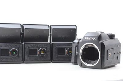 [MINT] Pentax 645N Medium Format Camera Body w/2x 120 220 Film Back From JAPAN - Image 1 of 4