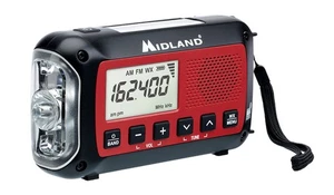 Midland ER40 Emergency Crank Weather Alert Radio w/ Flashlight - Picture 1 of 9