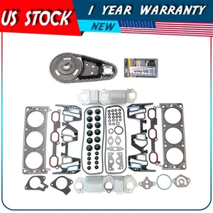 New Timing Chain Kit with Head Gasket Set Fits 00-05 Chevrolet Venture Buick 3.1 - Picture 1 of 19