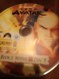 AVATAR LAST AIRBENDER BOOK1 DISC4 DVD DISC ONLY USED TESTED FREESHIP NOTRACKING - Picture 1 of 1