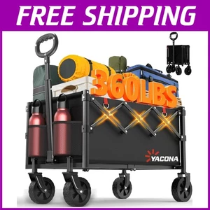 Carrello pieghevole con maniglia regolabile ruote 360° - Foto 1 di 11