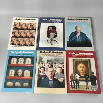 Curb Your Enthusiasm Complete Season 1-6 DVD Box Set Larry David - Image 1 of 4