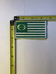 NOS 70s Vintage Original ECOLOGY FLAG 3.5" Patch Green Peace Environment Retro - Picture 1 of 3