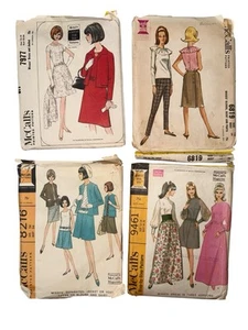Veste jupe robe chemisier gilet vintage McCall’s Patterns années 60 taille 12-14 - Photo 1 sur 8