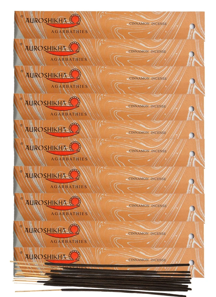 Auroshikha Incense - 12-15 Stick Packs Each 50 Scents Cinnamon