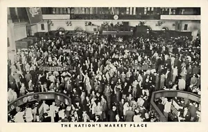 1950's NYC Postcard New York Stock Exchange 18 Broad Street UNPOSTED NYC116 - Picture 1 of 2