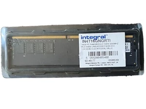 16GB PC RAM MODULE DDR4 3200MHZ PC4-25600 CL22 INTEGRAL VALUE - Picture 1 of 5