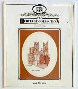 Colección Heritage York Minster Inglaterra Punto de Cruz Bordado Susan Ryder Nuevo - Imagen 1 de 3