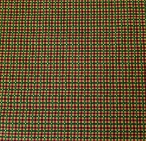 24" Christmas Eve Liz Goodrick Dillon VIP Gold Red Tan Hunter Green Plaid - Picture 1 of 3