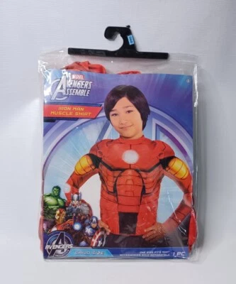 Amscan Iron Man Muscle Shirt Child One Size Fits Most - Image 1 of 4