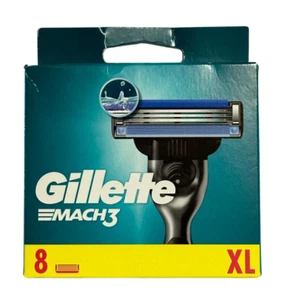 Gillette MACH3 Razor Blades - 8 PCs XL Pack - Microfine Guard - Clearance Sale.