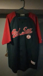 True Fan Boston Red Sox Jersey Size XL MLB Baseball - Picture 1 of 4