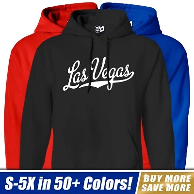 Sudadera con capucha Las Vegas Script | Camiseta del equipo deportivo de béisbol de la ciudad natal Foto 1 de 4