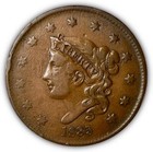 New Listing1835 N-15 Head of 1836 Coronet Head Large Cent Choice Very Fine Vf+/Xf Coin 6835