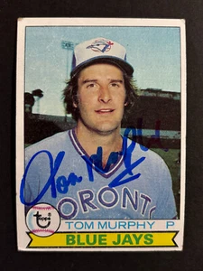 Tom Murphy Blue Jays Signed 1979 Topps Baseball Card #588 Auto Autograph - Picture 1 of 2