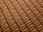 Willy Wonka logo cotton  quilt fabric 1/4 yd 9”x44” Chocolate Candy