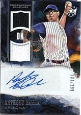 2018 Panini Diamond Kings DK Rookie Materials Signatures #1 Anthony Banda AUTO J