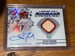 2023 Topps Pristine SCOTT ROLEN AROUND THE DIAMOND AUTO RELIC BAT NO. ADR-SR