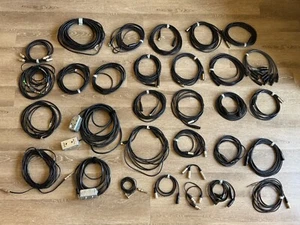 Lote 30+ Cables de altavoz de micrófono de audio profesional para música conectores Neutrik - Imagen 1 de 15