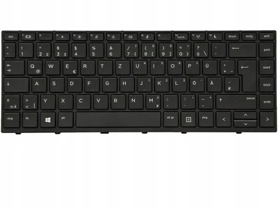 KEYBOARD HP 430 G5 440 445 G5 640 645 G4 X360 440 G1  ORIGINAL GERMANY DE - Image 1 of 3