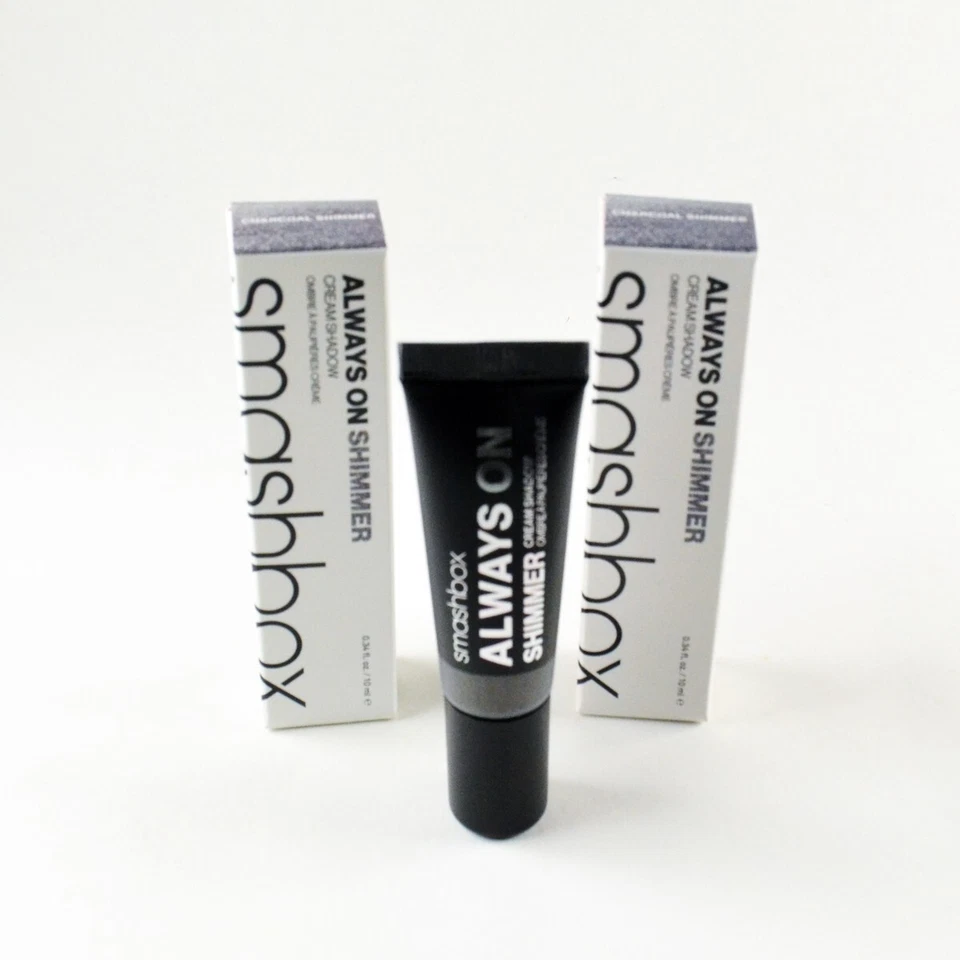 2 Smashbox Always On Shimmer Cream Shadow CHARCOAL SHIMMER - Set Of 2 x 0.34 Oz. - Image 1 of 1