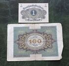 GERMANY 1 & 100 Mark Banknote  1920
