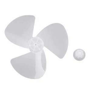 16 Inch Fan Blade Three Leaves with Fan Nut for Standing Pedestal Fan Table Fan - Picture 1 of 12