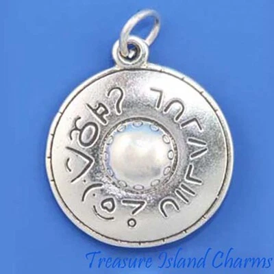 Disco voador alienígena UFO nave espacial 925 pingente berloque prata esterlina sólida - Imagem 1 de 4