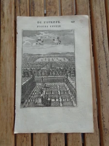 Gravur Buen Retiro Madrid aus Beschreibung des Universums von Mallet 17. Jh. - Bild 1 von 1