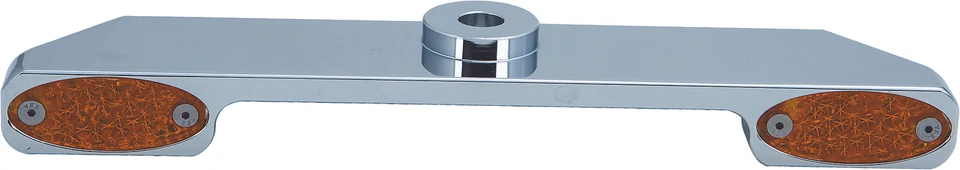 PRO ONE Turn Signal Bar w/Amber LED Chrome Wide Glide 909102 - Image 1 of 1