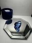 Figurine cœur bleu Swarovski cristal édition limitée en boîte