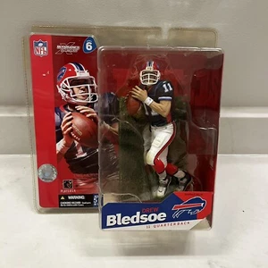 McFarlane's Sports Picks NFL Football Series 6 Drew Bledsoe Buffalo Bills white  - Picture 1 of 3