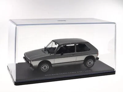 VW Volkswagen Golf Gti 1976 Metallic Silver 1:24 Scale Vintage Model Replica Car - Image 1 of 3