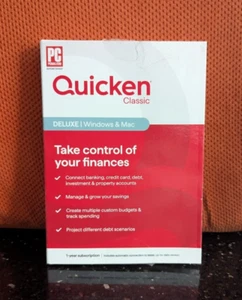 Quicken Classic Deluxe Personal Finance 1 rok subskrypcji na Windows / Mac - Zdjęcie 1 z 5