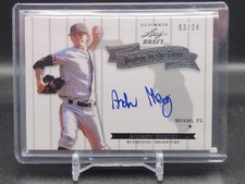 2012 Leaf Ultimate Draft Baseball Autograph Card Andrew Heaney Auto /24