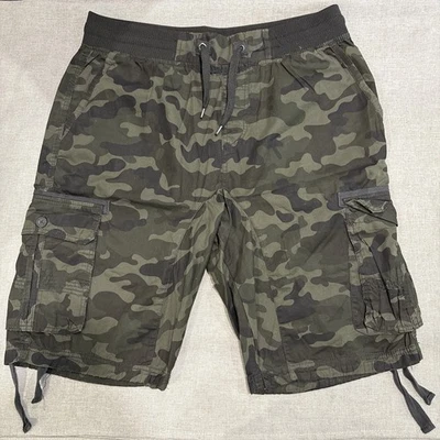 Pantalones Cortos Southpole Para Hombres XL Multicolor Y2K Carga Camuflaje Sueltos Patinador Grunge Bolsillo Foto 1 de 4
