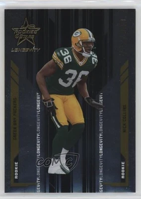 2005 Leaf Rookies & Stars Longevity Rookie /999 Nick Collins #123 RC - Image 1 of 2
