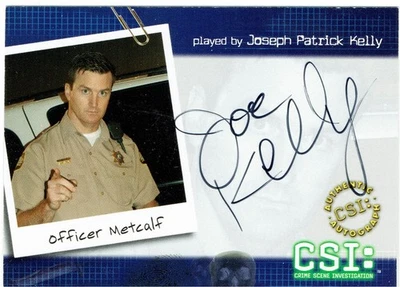 CSI Series 2 2004 Auto Autograph Card CSI-B8 Joseph Kelly as Officer Metcalf - Image 1 of 3