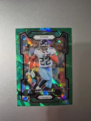 Panini Prizm 2023 - Derrick Henry #284 Green Ice Prizm SP Foto 1 de 2