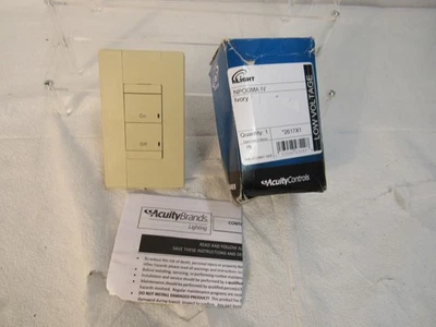 Acuity Controls nLight NPODMA  IV 2617x1 Low Voltage Sensor Switch Ivory - Image 1 of 4