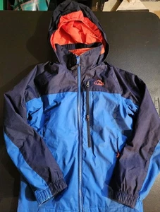 L.L. Bean Jungen blau & orange Winterjacke mit Fleece, Größe L 6X-7 - Bild 1 von 4