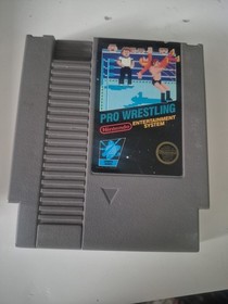 Pro Wrestling Nintendo NES 1987 Game Cartridge