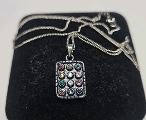 Jüdische Hoschen 12 Stämme Sterlingsilber Anhänger Halskette Hohepriester Brustschild - Bild 1 von 5